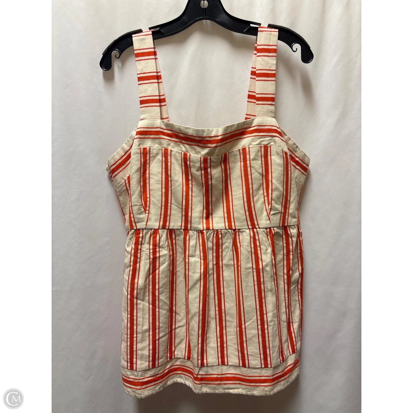 Top Sleeveless By Cabi In Tan, Size: Xl