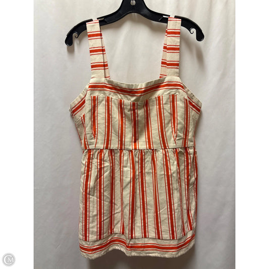Top Sleeveless By Cabi In Tan, Size: Xl