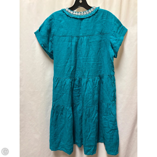 Dress Casual Midi By Chicos In Aqua, Size: M