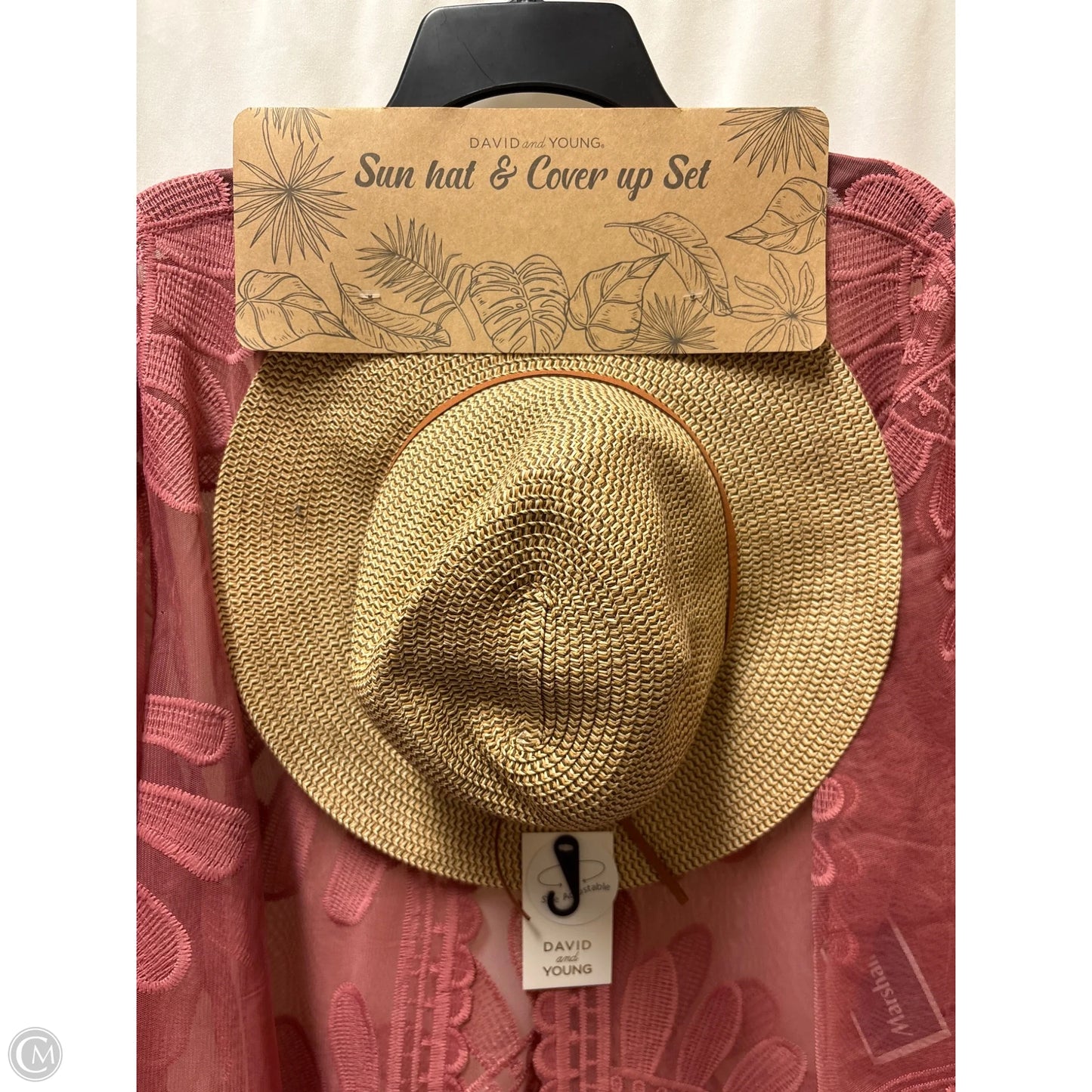 Swimwear Cover-up By David And Young In Mauve, Size: Osfm
