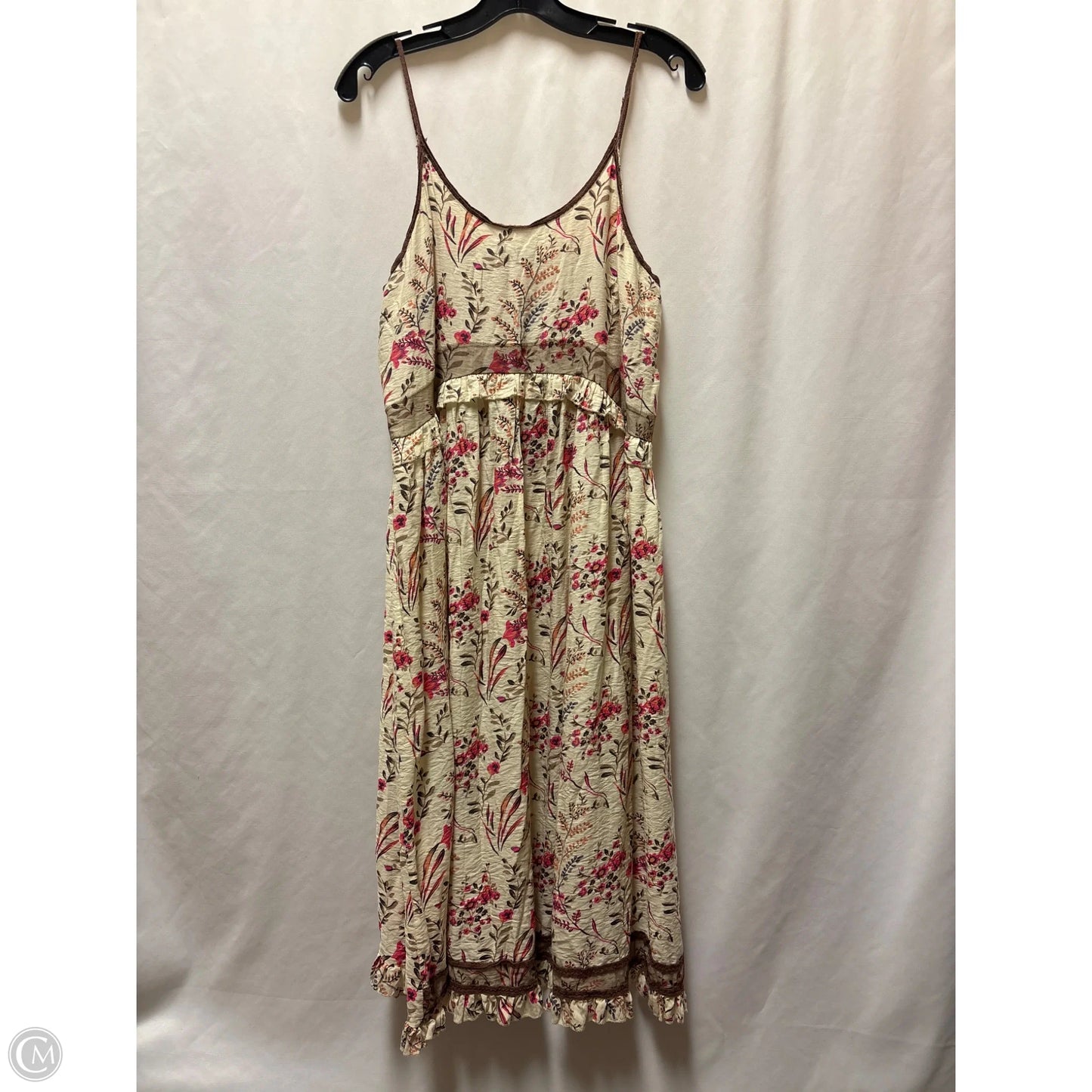 Dress Casual Maxi By Misslook In Tan, Size: Xl