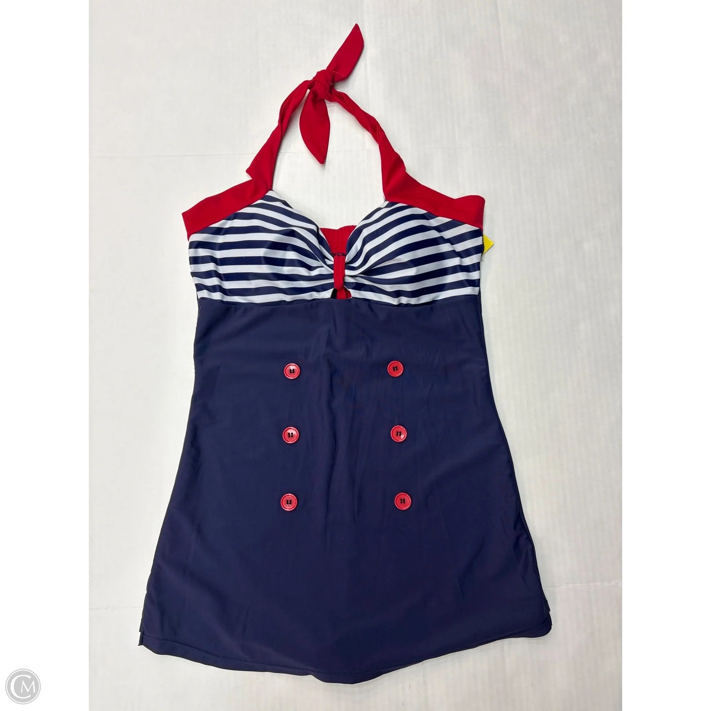 Swimsuit By Ekouaer In Navy, Size: Xl