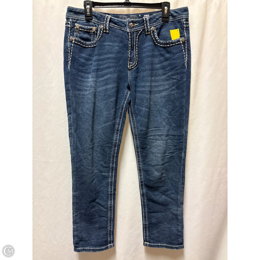Jeans Boyfriend By Miss Me In Blue Denim, Size: 8