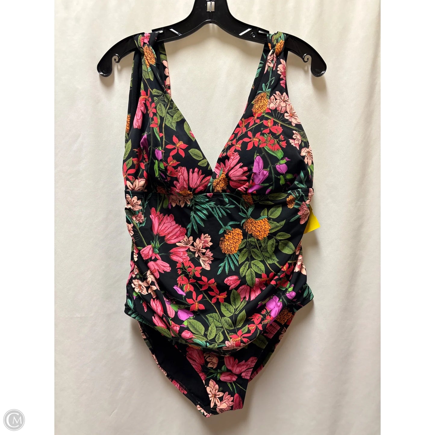 Swimsuit By Time And Tru In Floral Print, Size: Xl