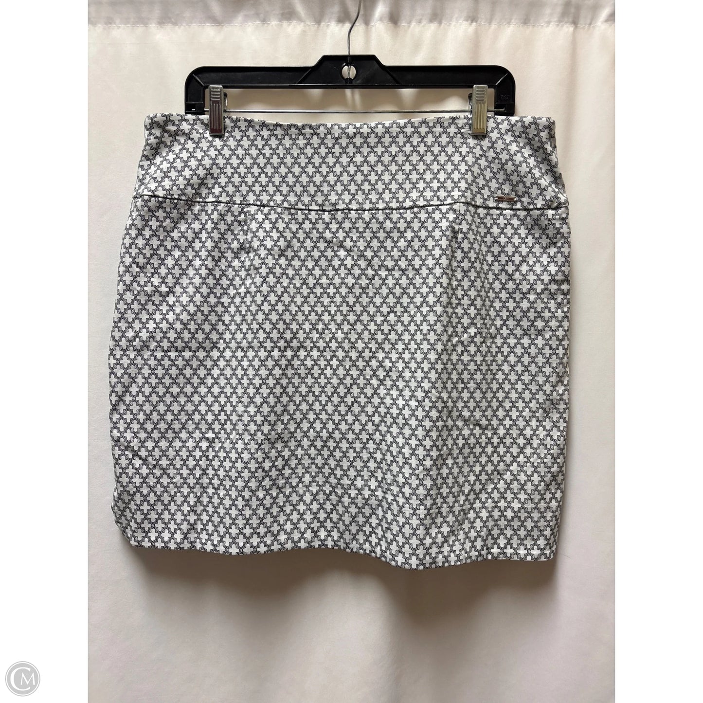Skort By Sc & Co In Black & White, Size: Xl