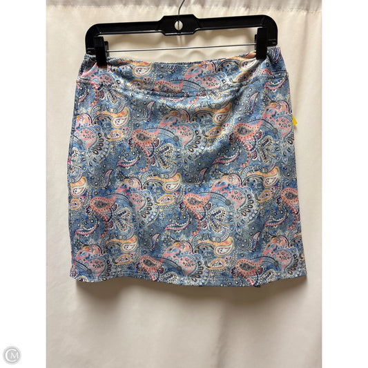 Skort By Clothes Mentor In Paisley Print, Size: L