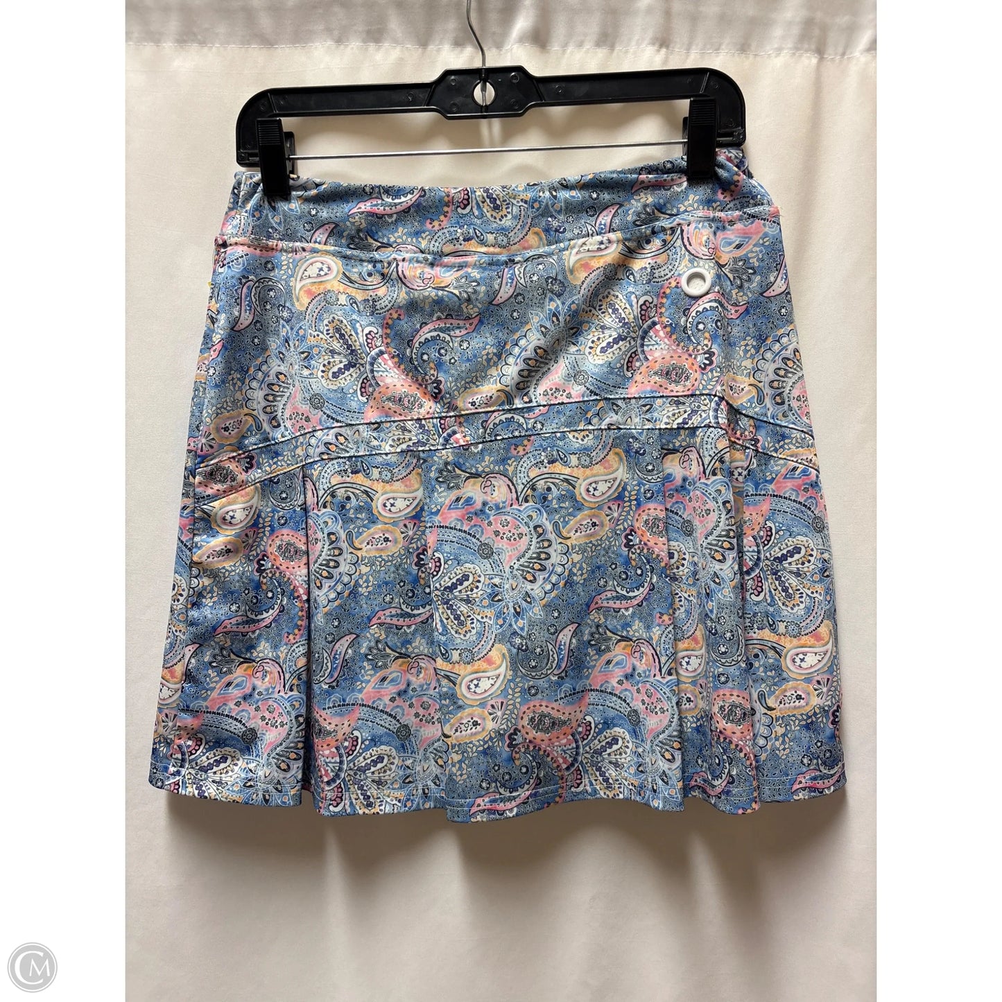 Skort By Clothes Mentor In Paisley Print, Size: L