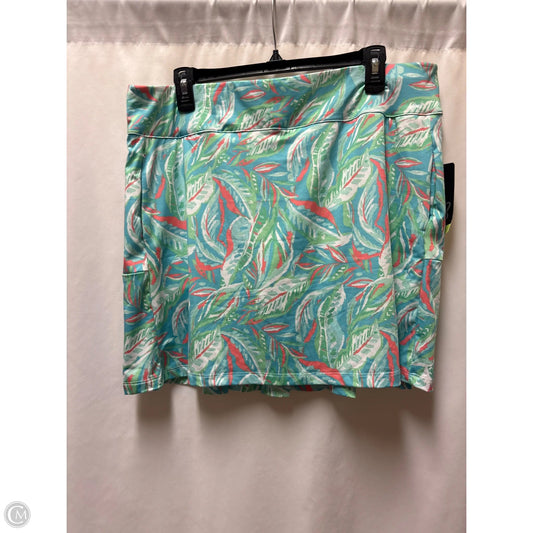 Skort By Clothes Mentor In Green, Size: L