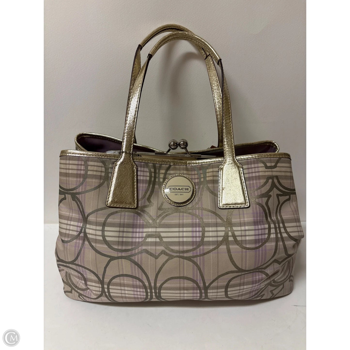 Handbag Designer By Coach, Size: Medium