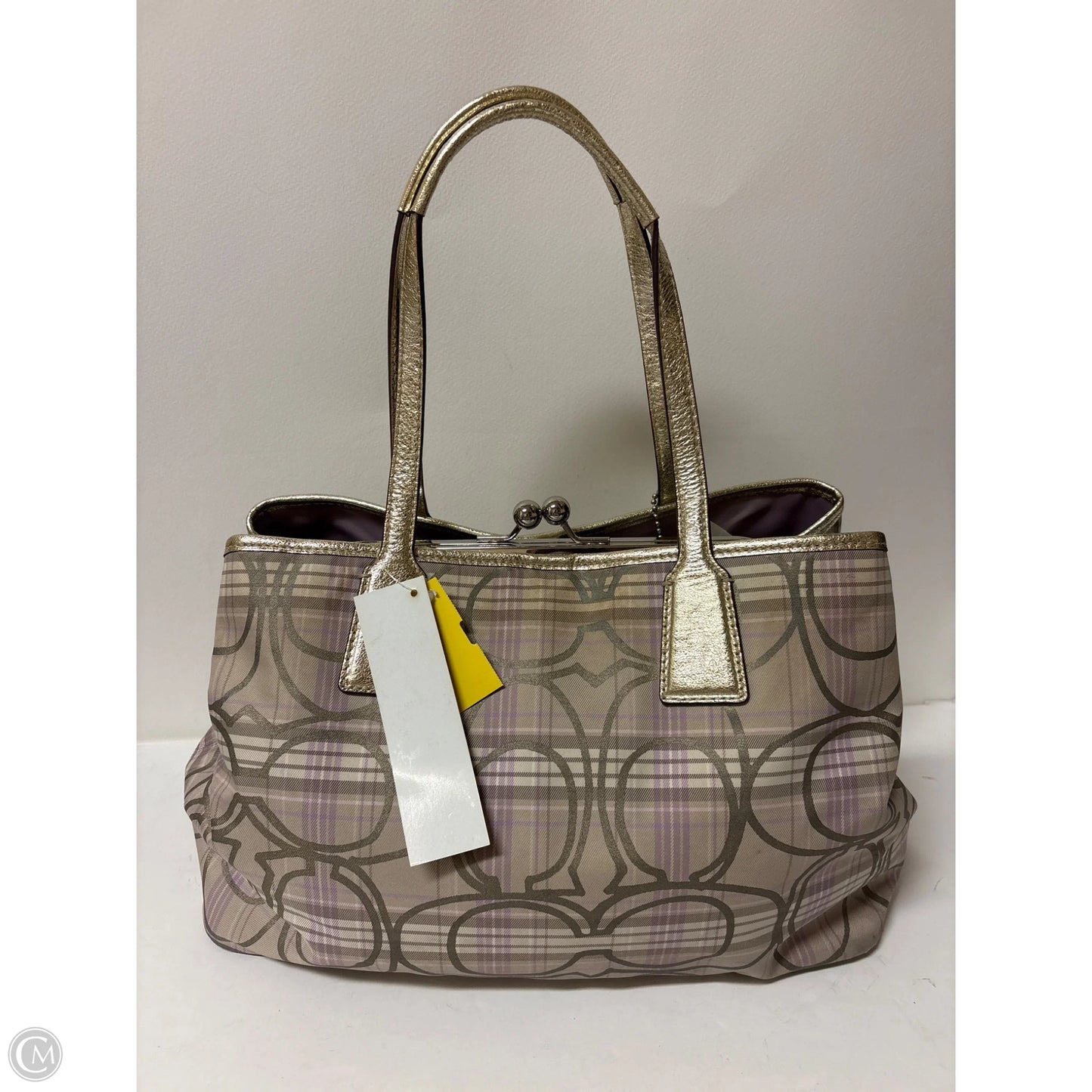 Handbag Designer By Coach, Size: Medium