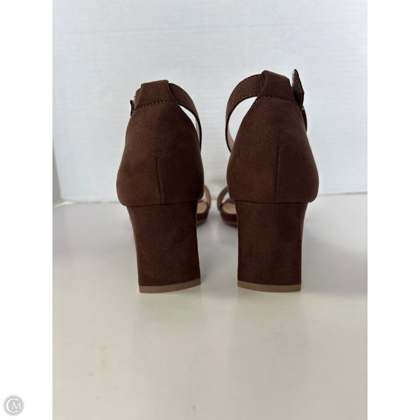 Sandals Heels Block By C Est. 1946 In Brown, Size: 8
