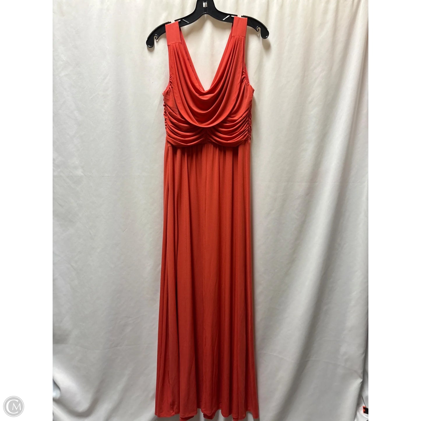 Dress Casual Maxi By Sangria In Peach, Size: L