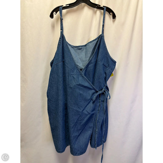 Swimwear Cover-up By Shein In Blue: size : 6 XL