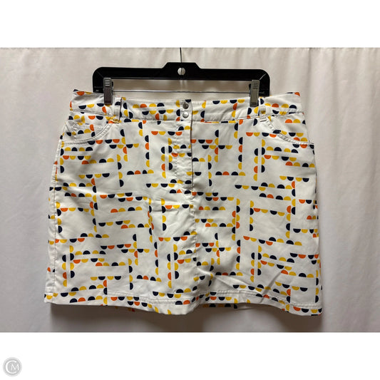 Skort By Slazenger In White, Size: 14