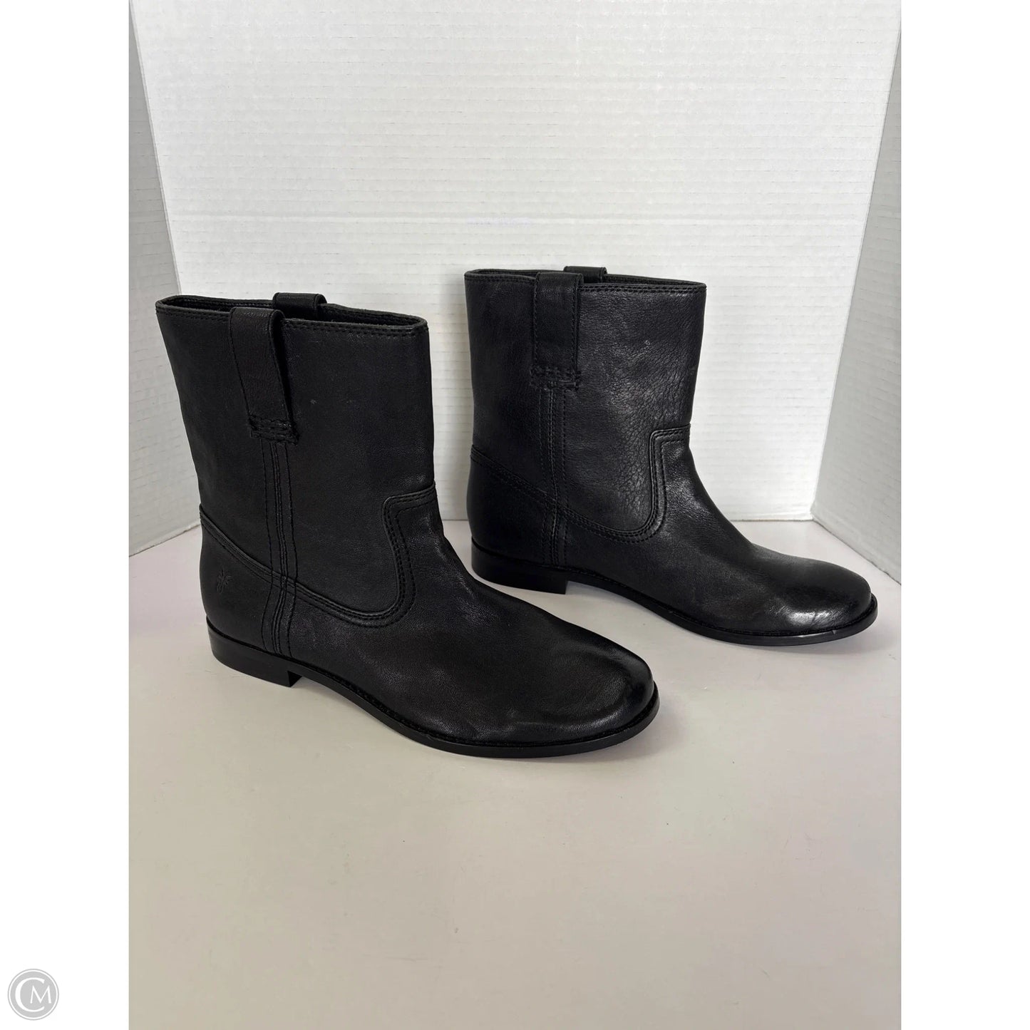 Boots Designer By Frye In Black, Size: 7.5