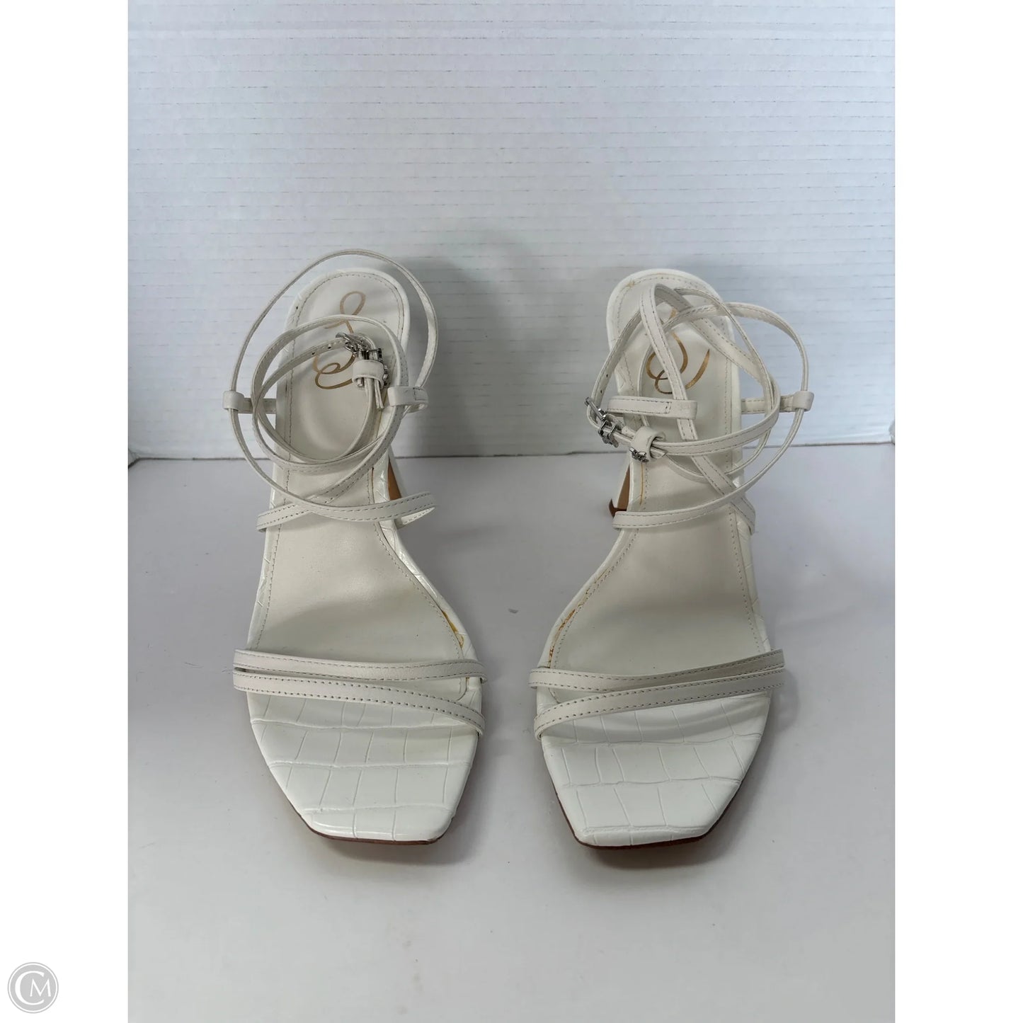 Shoes Heels Block By Sam Edelman In White, Size: 11