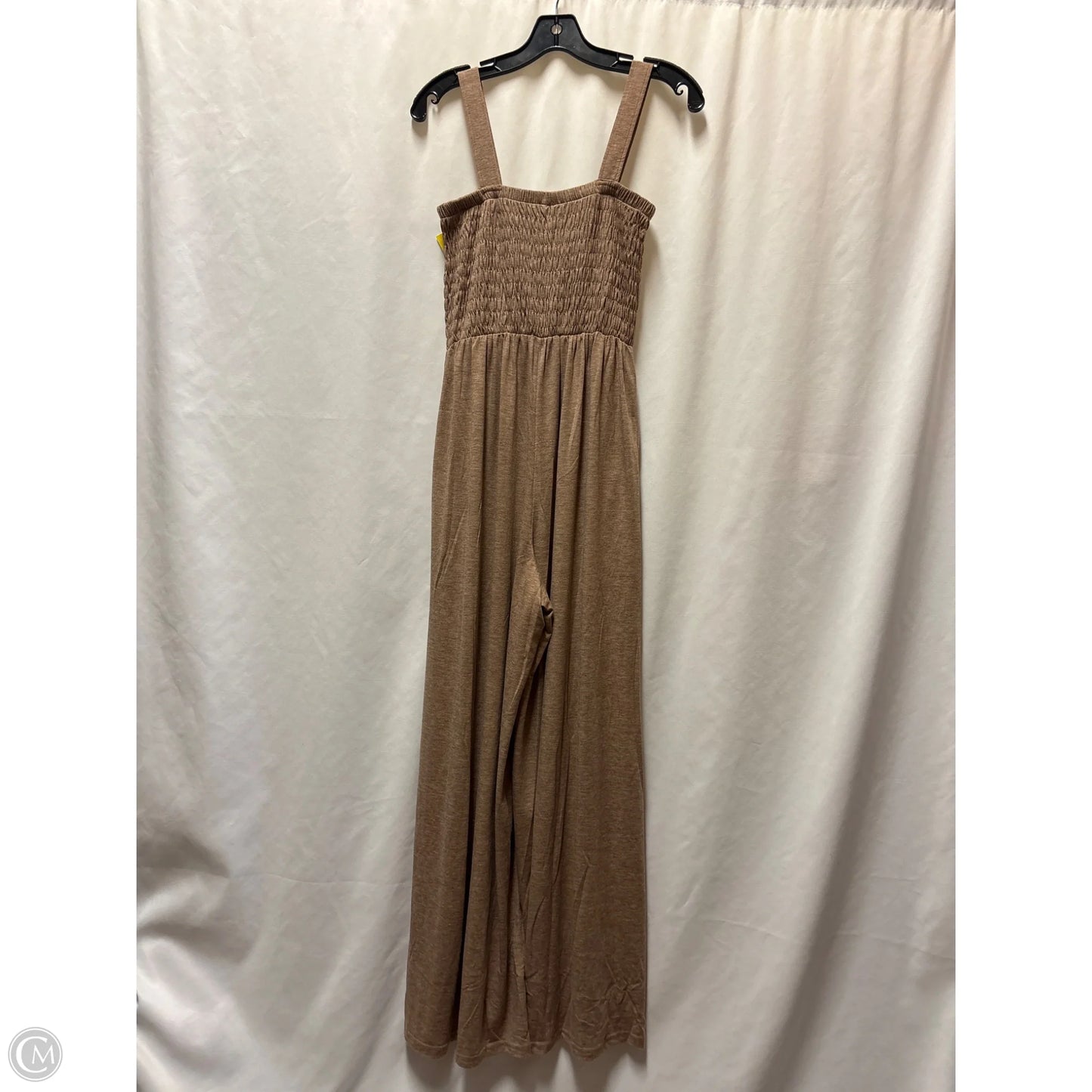 Jumpsuit By Clothes Mentor In Taupe, Size: S