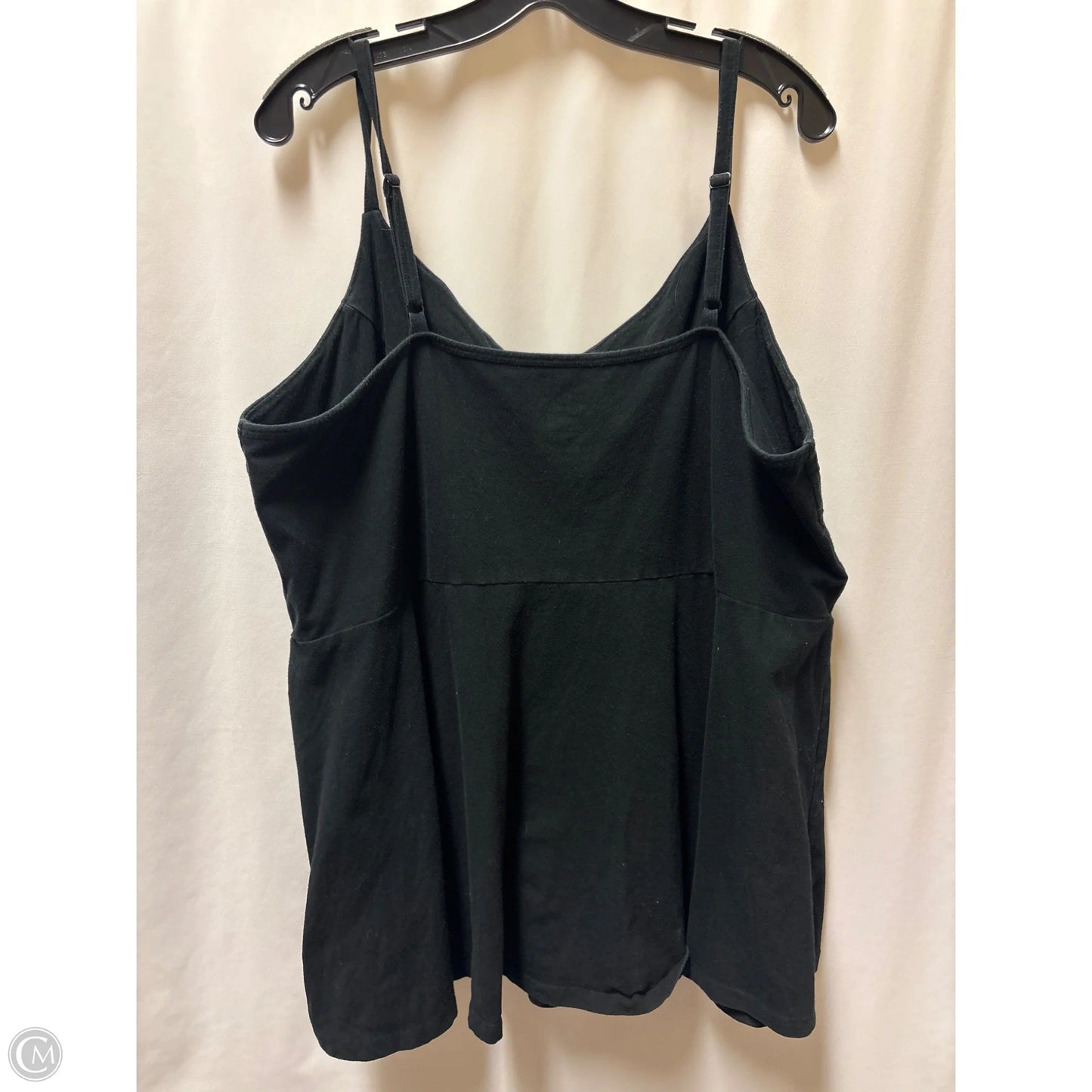 Top Sleeveless By Torrid In Black, Size: 4x