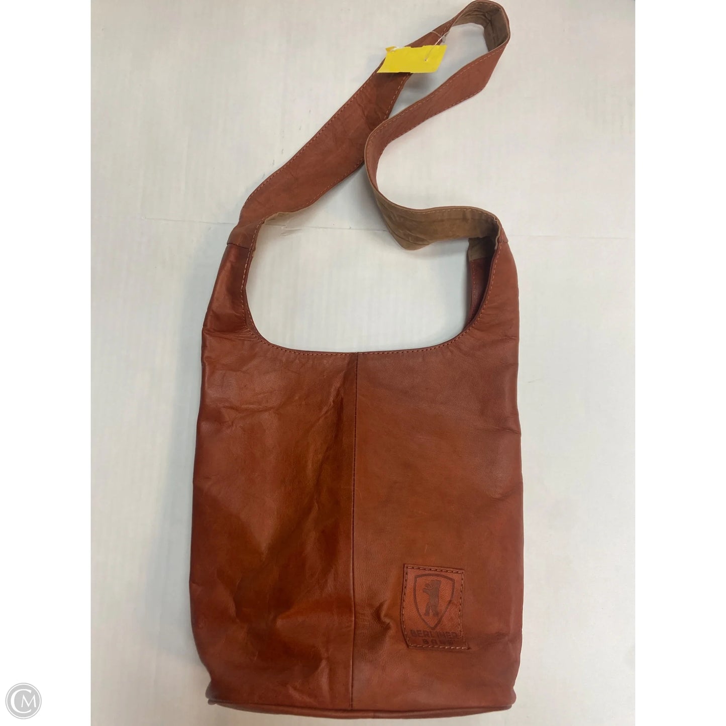Handbag Leather By Clothes Mentor, Size: Large