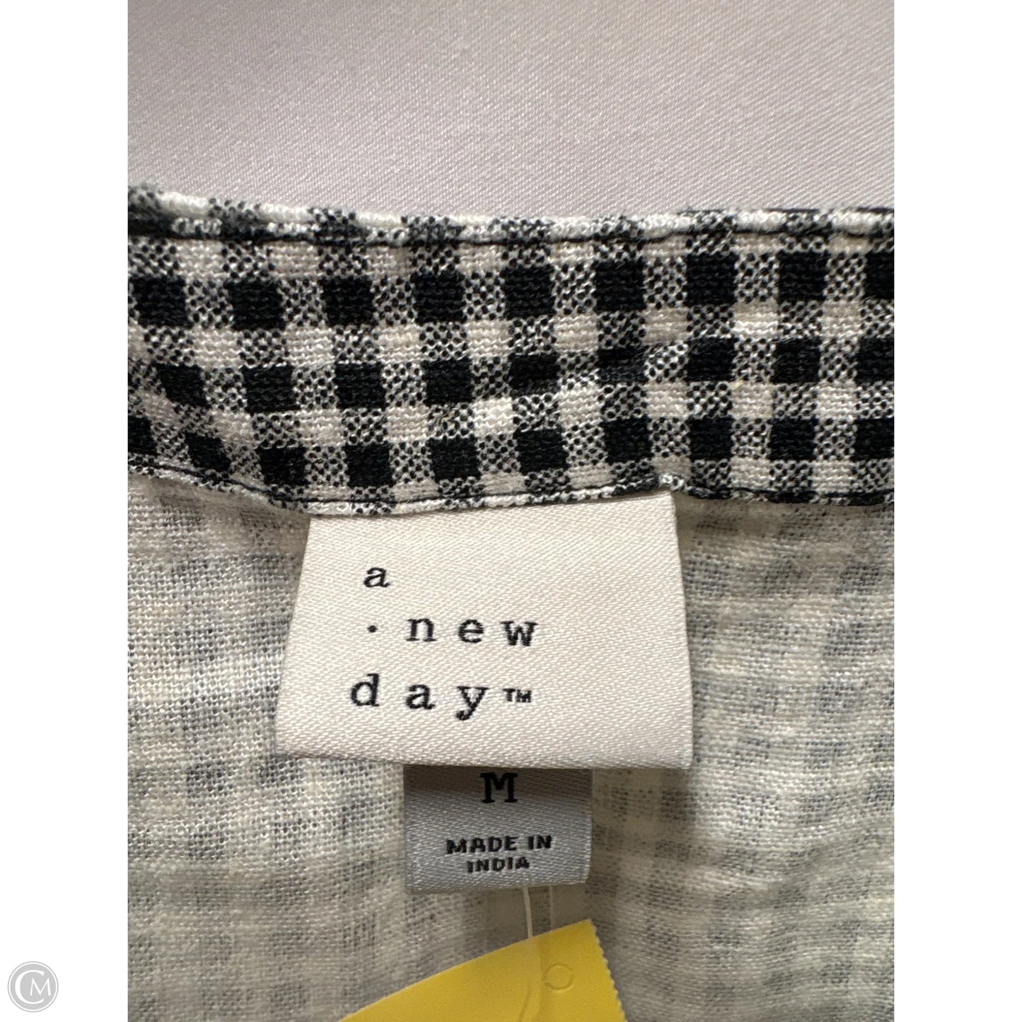Top Sleeveless By A New Day In Black & White, Size: M