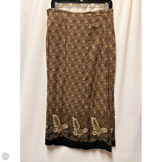 Skirt Maxi By Sag Harbor In Brown, Size: L