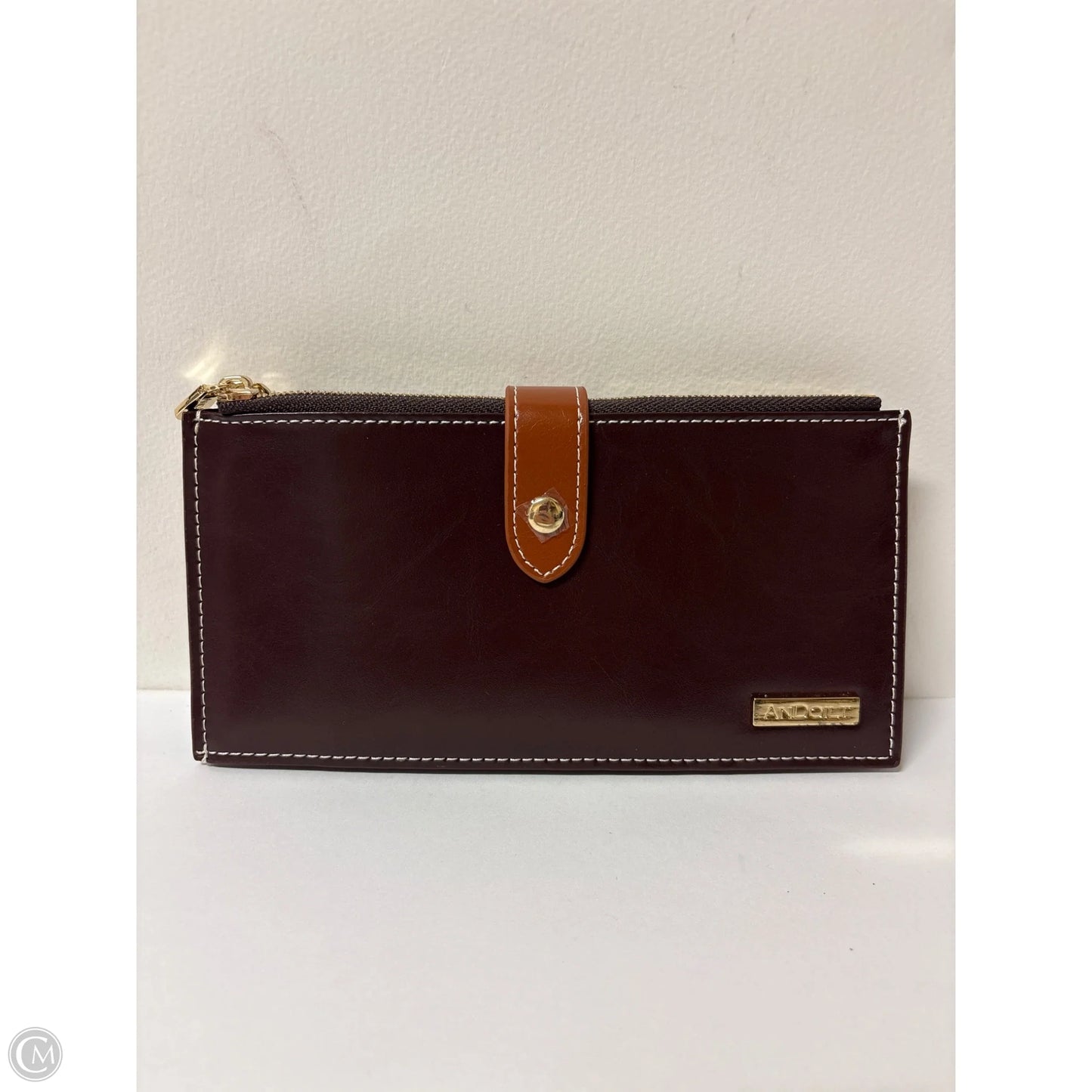 Wallet Leather By Clothes Mentor, Size: Large