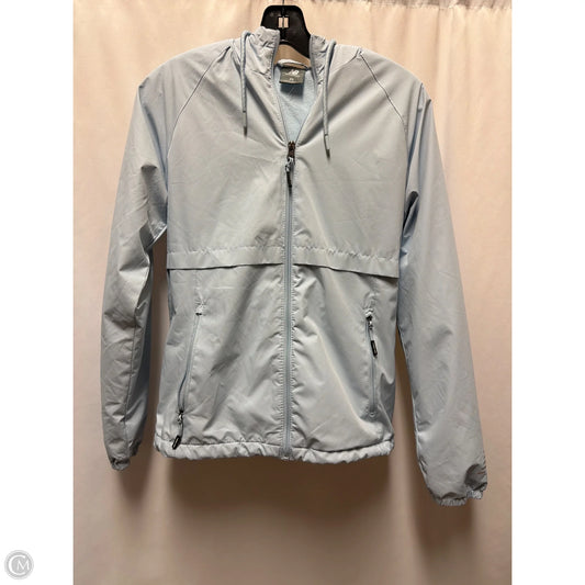 Jacket Windbreaker By New Balance In Blue, Size: Xs