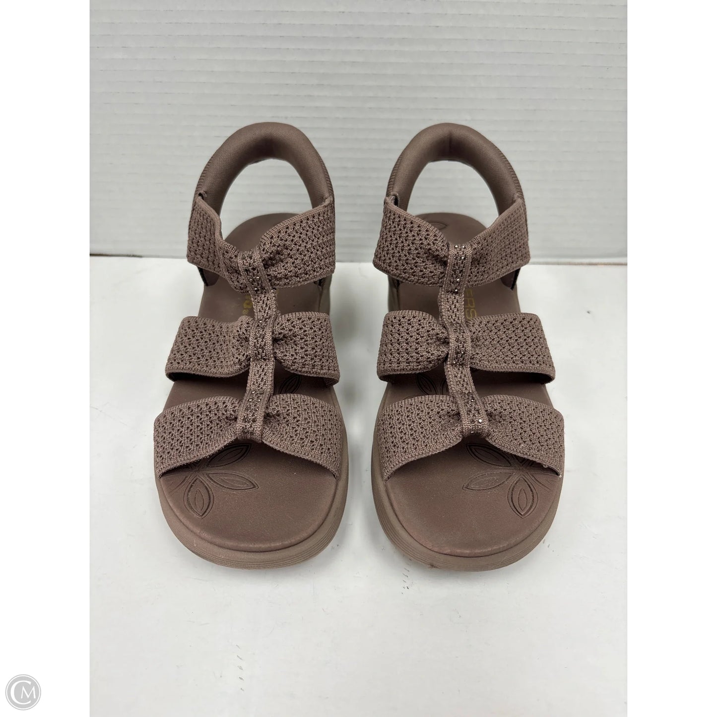 Sandals Heels Block By Skechers In Purple, Size: 5.5