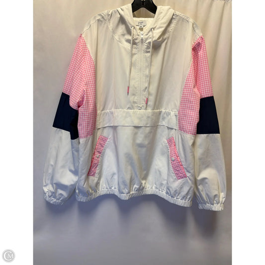 Jacket Windbreaker By Crown And Ivy In White, Size: Xxl