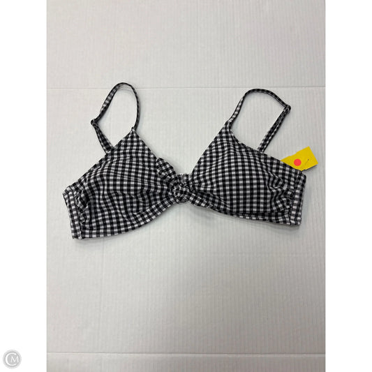 Swimsuit Top By Xhilaration In Black & White, Size: Xl