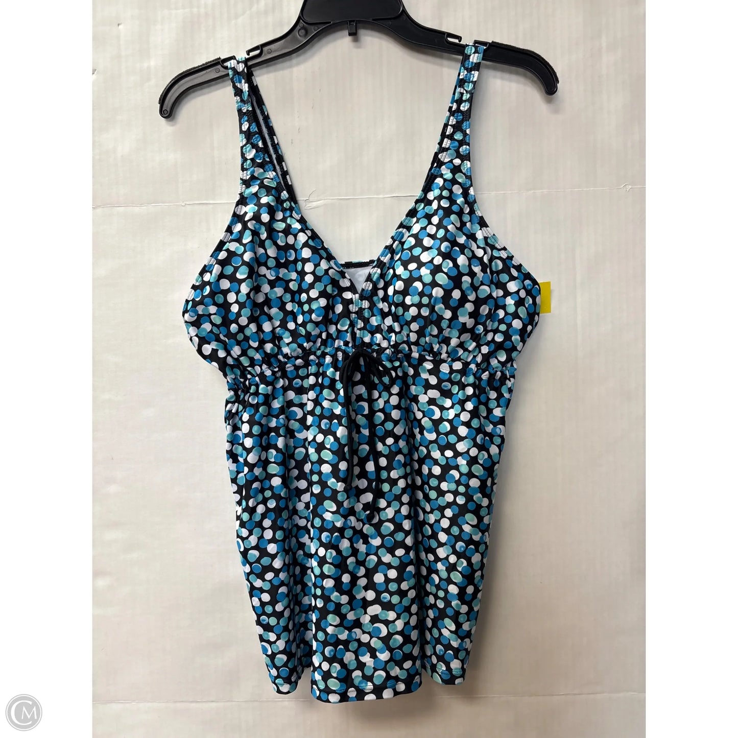 Swimsuit Top By Clothes Mentor In Blue, Size: Xl