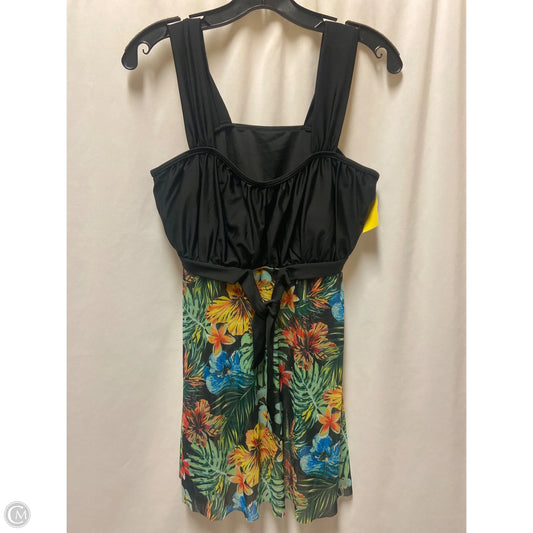 Swimsuit Top By Clothes Mentor In Black, Size: 1x