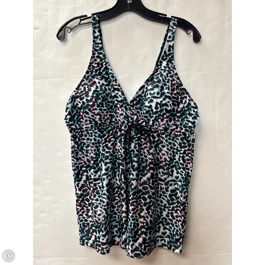 Swimsuit Top By Clothes Mentor In Black, Size: 2x
