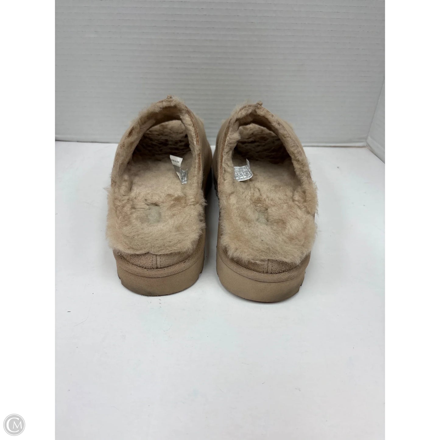 Sandals Designer By Ugg In Beige, Size: 9