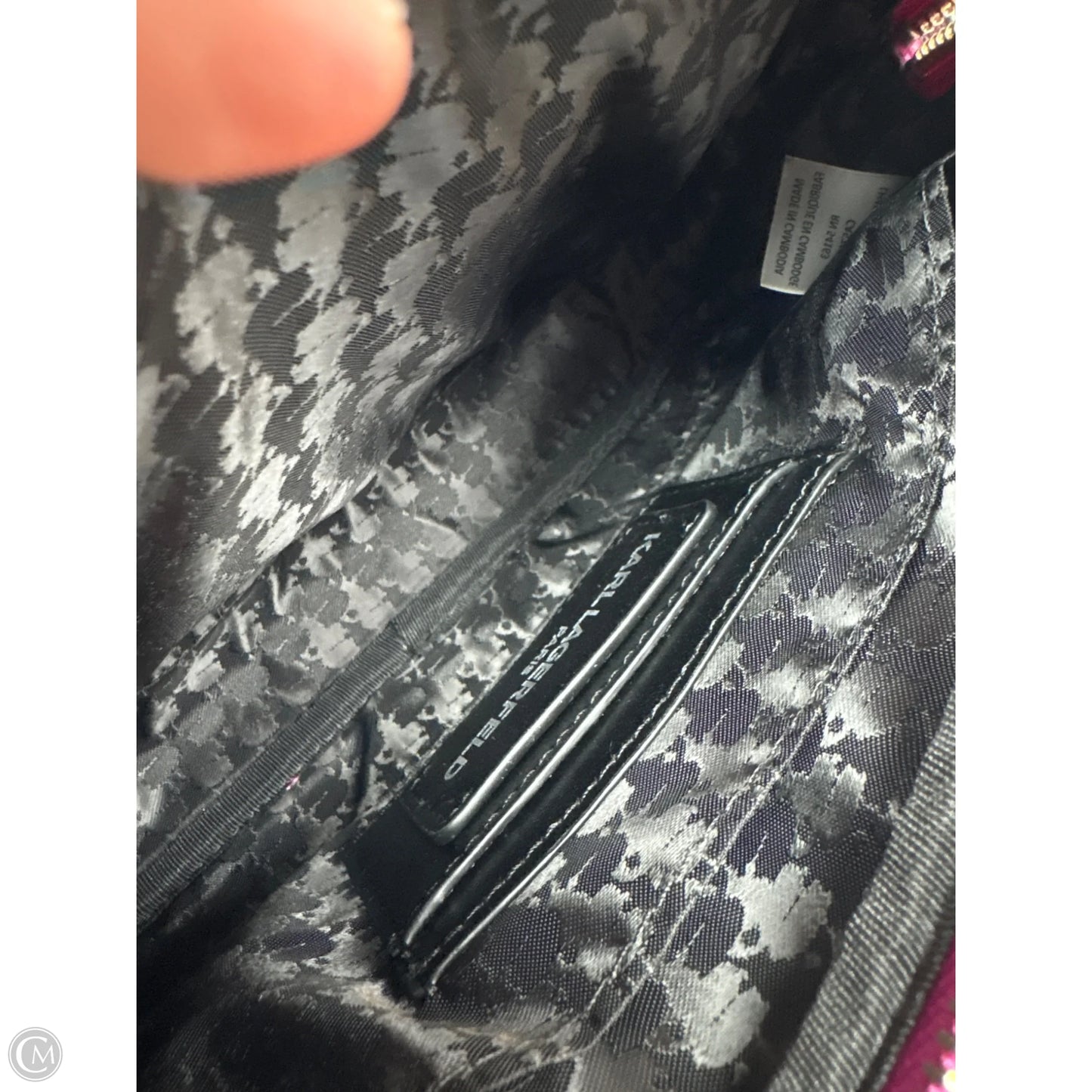 Crossbody Designer By Karl Lagerfeld, Size: Medium