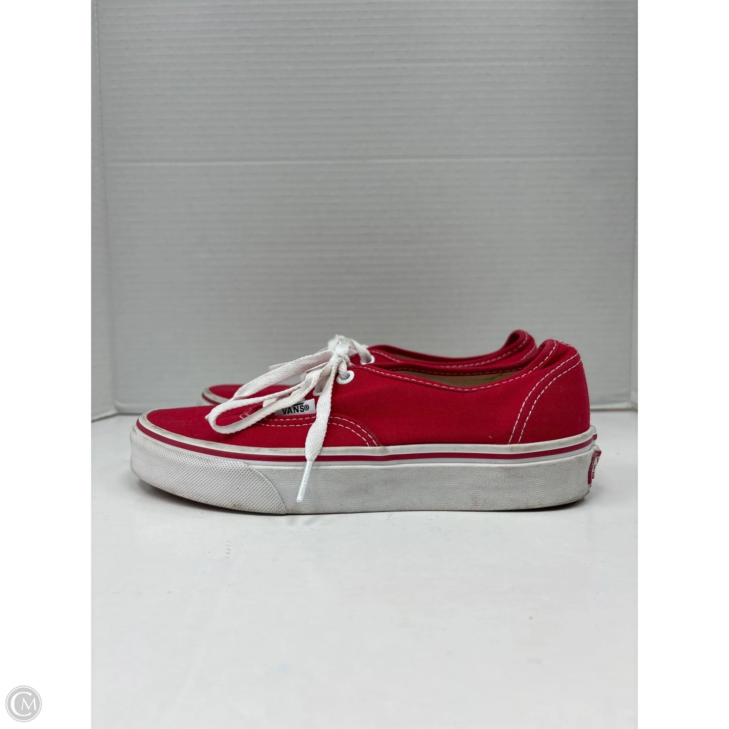 Shoes Sneakers By Vans In Red, Size: 6