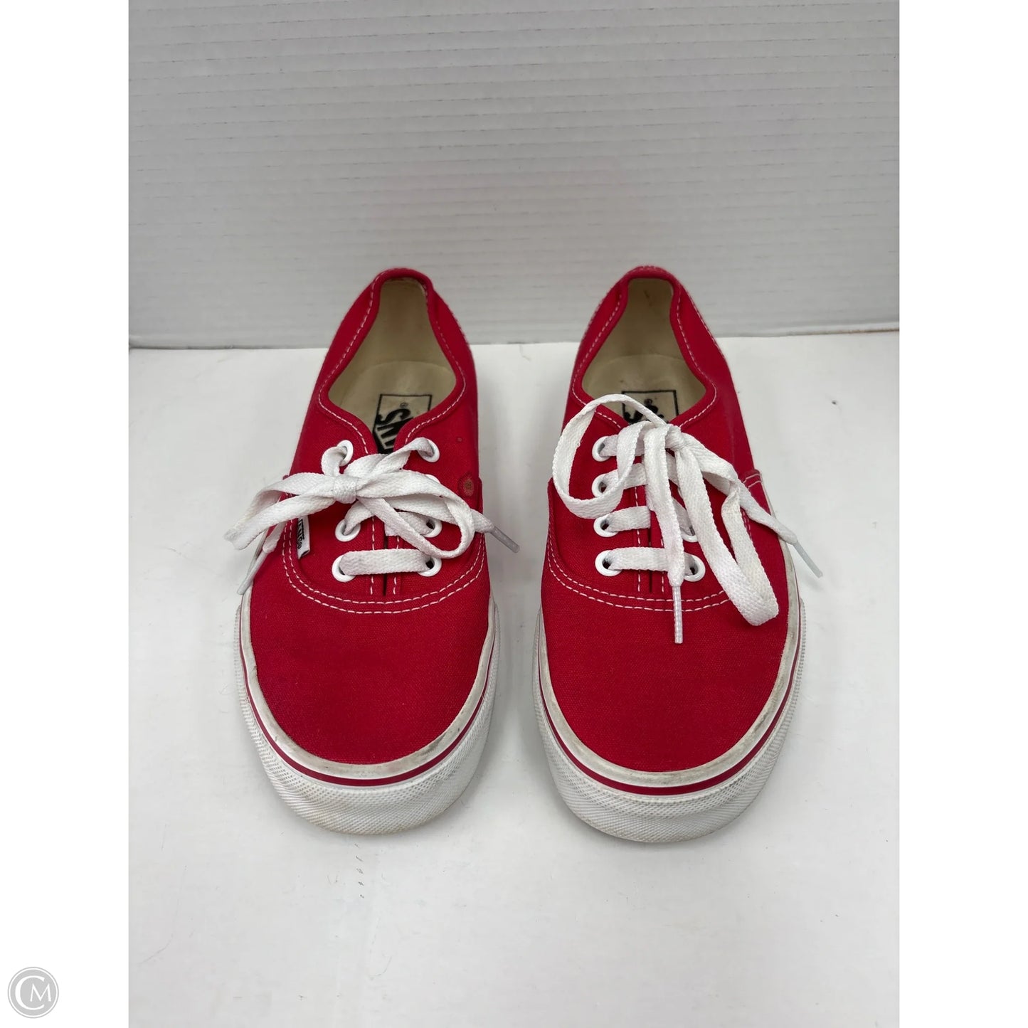Shoes Sneakers By Vans In Red, Size: 6
