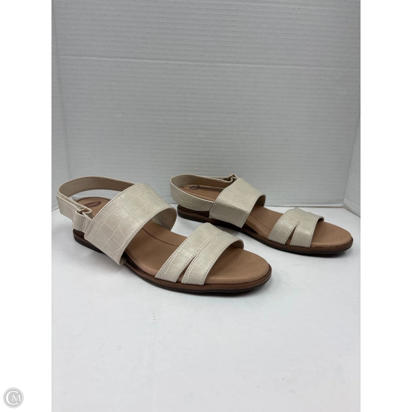 Sandals Flats By Dr Scholls In Tan, Size: 8.5