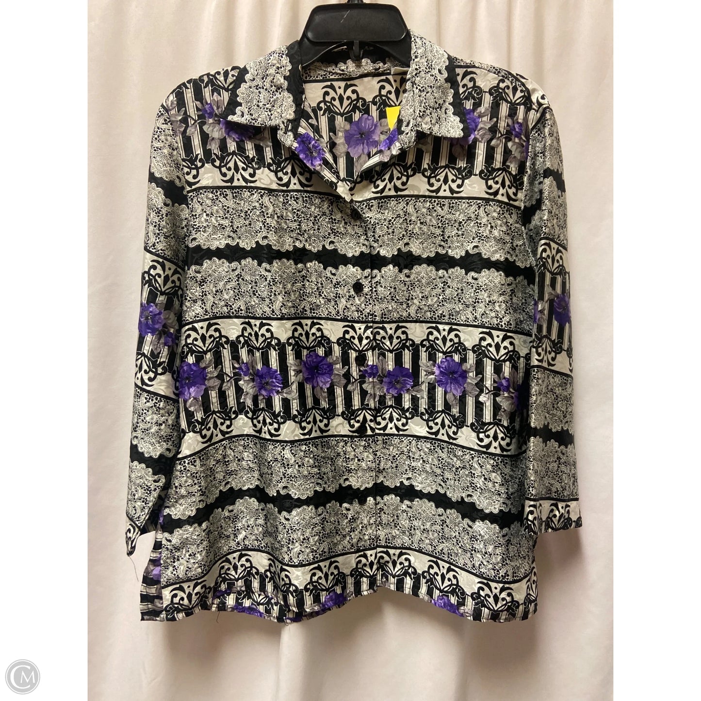 Top 3/4 Sleeve By Clothes Mentor In Purple, Size: 10