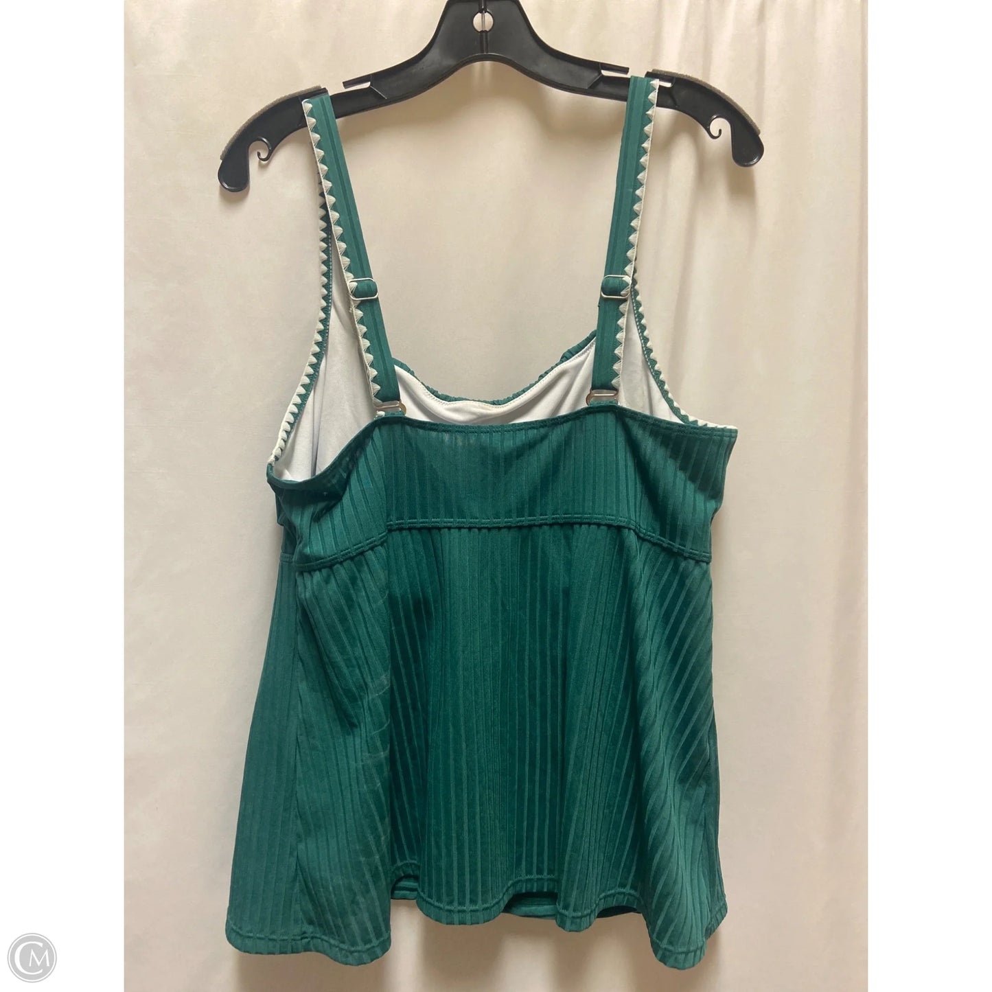 Swimsuit 2pc By Clothes Mentor In Green, Size: Xxl