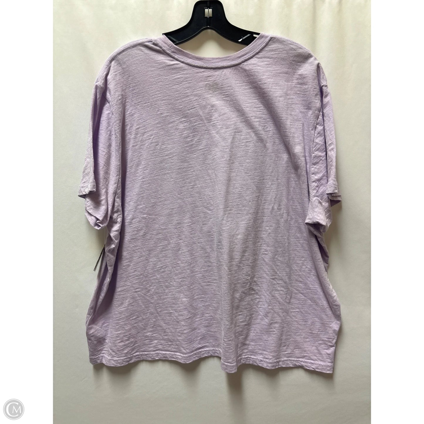 Top Short Sleeve By Lee In Purple, Size: 3x