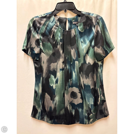 Top Short Sleeve By Anne Klein In Blue & Green, Size: M