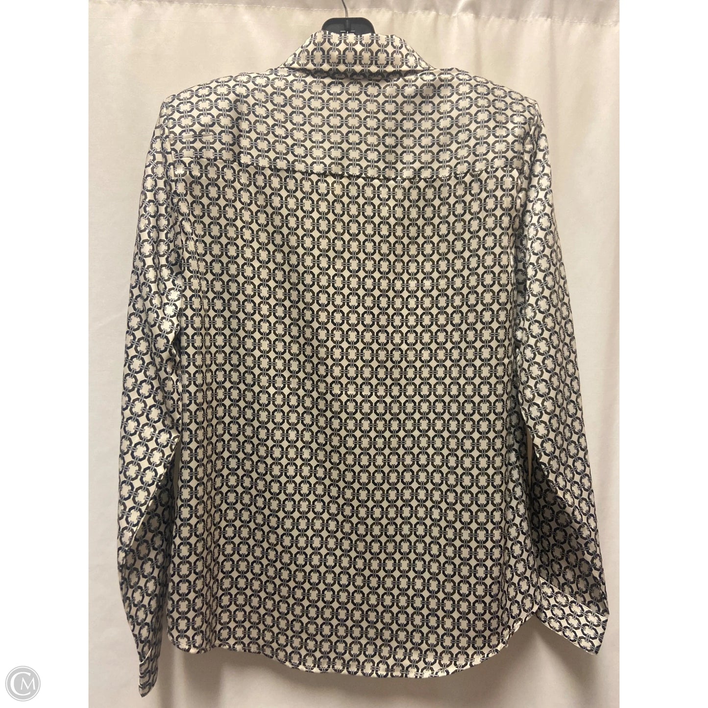 Top Long Sleeve By Tahari In Tan, Size: M