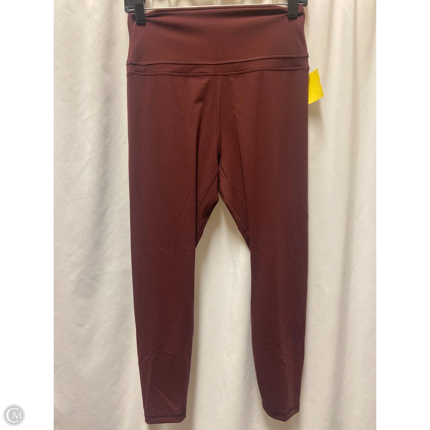 Athletic Pants 2pc By Crz Yoga In Maroon, Size: L