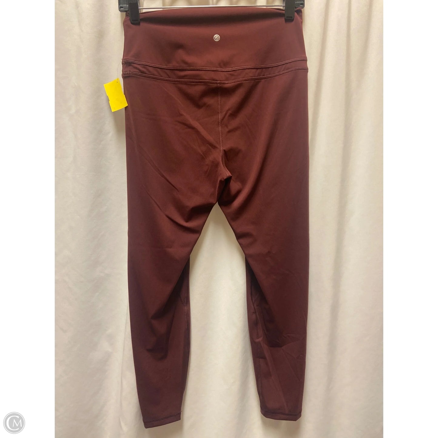 Athletic Pants 2pc By Crz Yoga In Maroon, Size: L