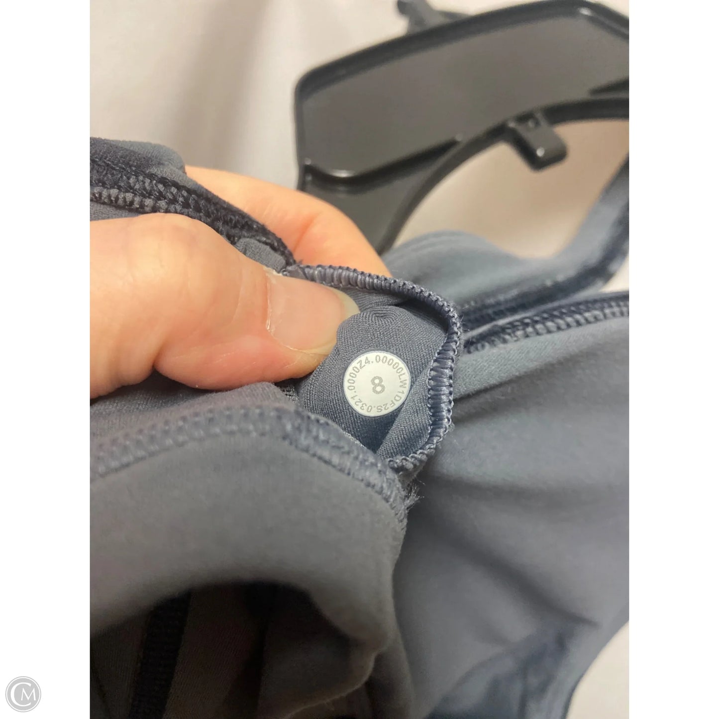 Athletic Bra By Lululemon In Grey, Size: 8