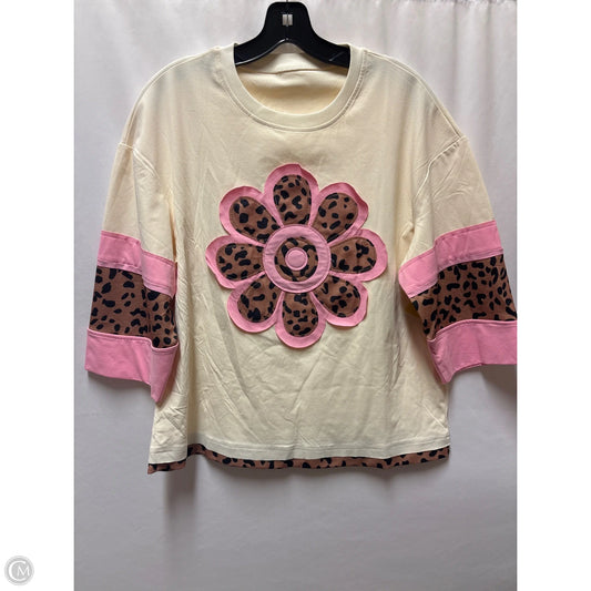 Top Short Sleeve By Clothes Mentor In Yellow, Size: M