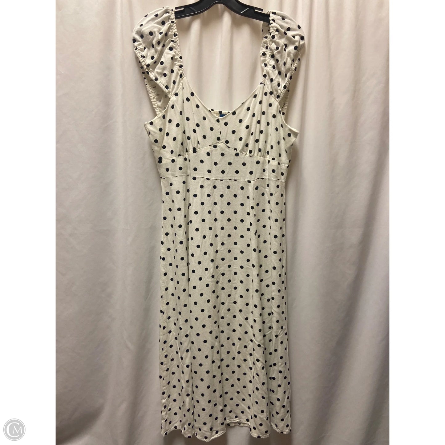 Dress Casual Maxi By Old Navy In Black & White, Size: L