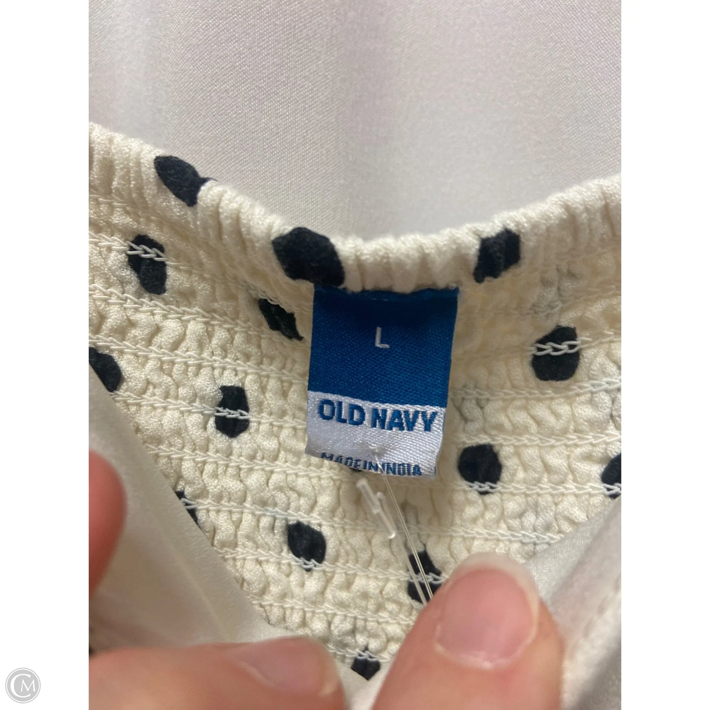 Dress Casual Maxi By Old Navy In Black & White, Size: L