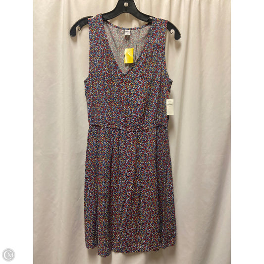 Dress Casual Midi By Old Navy In Floral Print, Size: M